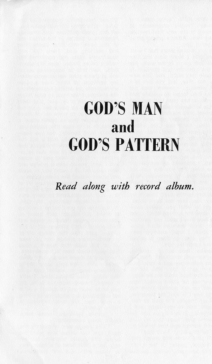 God's Pattern